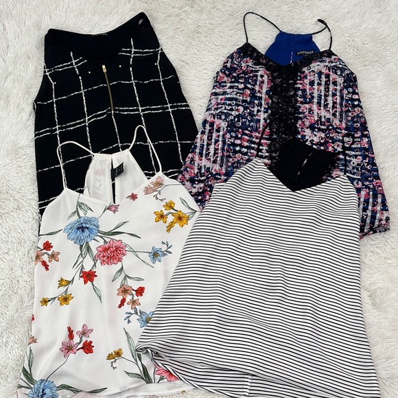 Express Tops - 👛 Bundle of 4 Express Blouse Tanks Size Small